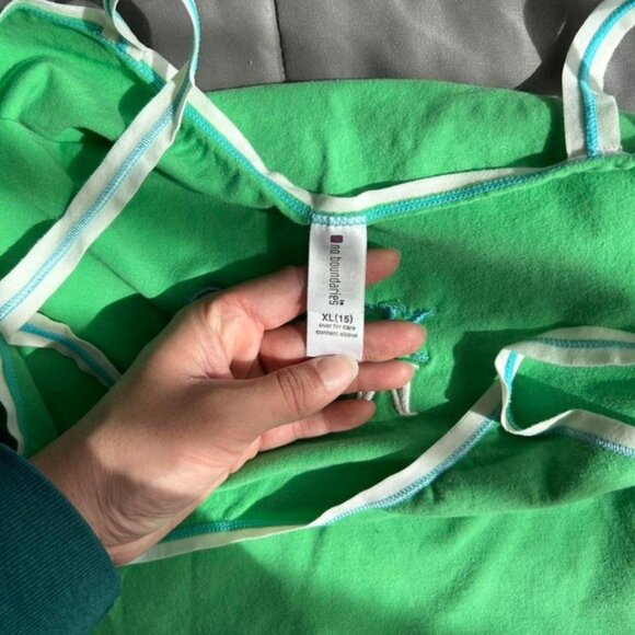 Vintage y2k glam chick kelly green cami‎ tank top No boundaries Size XL - Picture 3 of 5